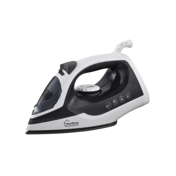 HOMITRON STEAM IRON BLACK & WHITE 1800-2200 WATT