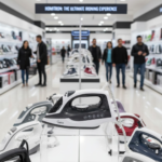 HOMITRON STEAM IRON BLACK & WHITE 1800-2200 WATT