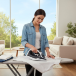 HOMITRON STEAM IRON BLACK & WHITE 1800-2200 WATT